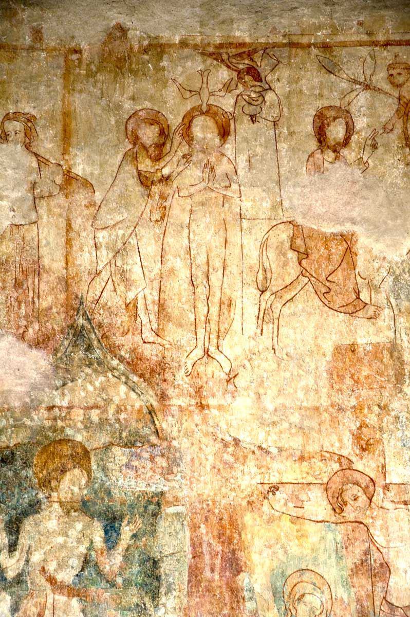 Fresken im Chor links - Detail:
