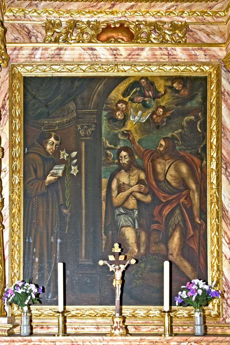 Antonius von Padua (l) & Johannes der Täufer,